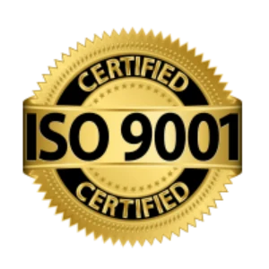 Badge de certificación ISO 9001:2015